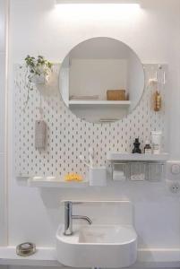 Koupelna v ubytování Studio design - Terrasse- Vannes