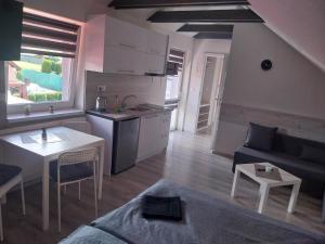 Kuchyňa alebo kuchynka v ubytovaní Apartmánový dom Stela