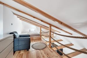 Posedenie v ubytovaní Starołęcka Apartment with Mezzanine