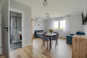 Χώρος καθιστικού στο Noclegi Sunny House