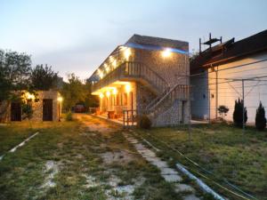 Bygningen som pensionatet ligger i