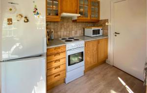 Kuchyň nebo kuchyňský kout v ubytování Pet Friendly Home In Skummeslövsstrand