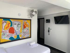 Et tv og/eller underholdning på Hotel Lindbergh Quindio