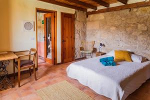 Postel nebo postele na pokoji v ubytování Biofinca Casa el Riego