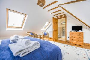 Pass the Keys Walk to West Wittering Beach客房内的一张或多张床位
