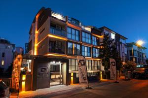 Budova, kde se aparthotel nachází