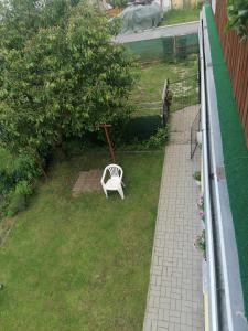 Zahrada ubytování Rodinný půldomek s vybavením a bazenem