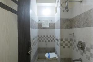 Koupelna v ubytování Prasana Residency