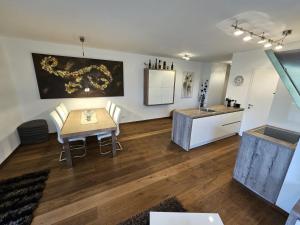 Kuchyňa alebo kuchynka v ubytovaní Ferienwohnung