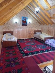 Voodi või voodid majutusasutuse Cottage Wrong turn toas