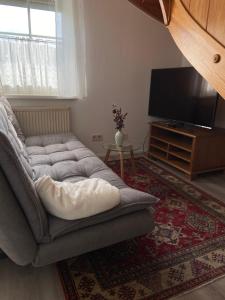 TV a/nebo společenská místnost v ubytování Stubalm Appartements in der Lipizzanerheimat