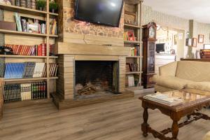 Knihovna v bed and breakfast