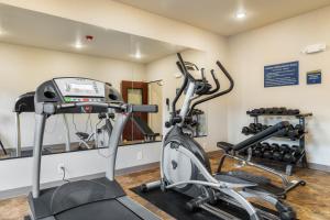 Fitness centrum a/nebo fitness zařízení v ubytování Cobblestone Hotel & Suites - Alpine