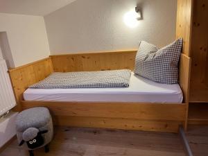 Voodi või voodid majutusasutuse Sagebruenndle Appartements toas