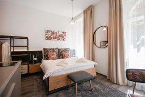 Postel nebo postele na pokoji v ubytování CORU House