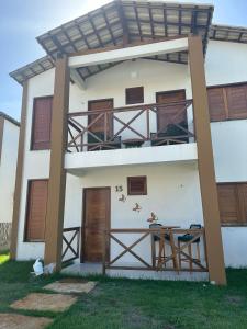 Casa Atins的阳台或露台