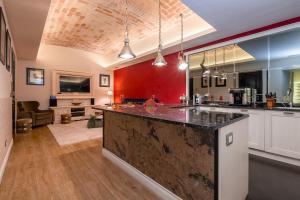 Kuchyň nebo kuchyňský kout v ubytování La Casa dei Sogni Roma