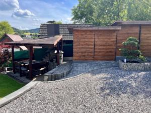 Zahrada ubytování Chalet Súľov - Pool & Sauna