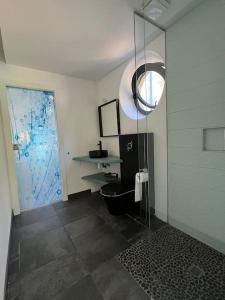 Koupelna v ubytování Appartement en lisière de forêt