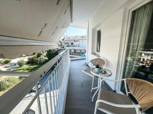 Balkón nebo terasa v ubytování G&G Seaside Apartment