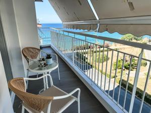 Balkón nebo terasa v ubytování G&G Seaside Apartment