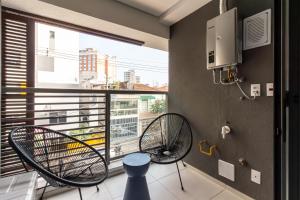 Uma varanda ou terraço em 360 Ambience Vila Mariana