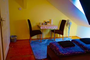 Posezení v ubytování Schöpfwerk Hostel 10
