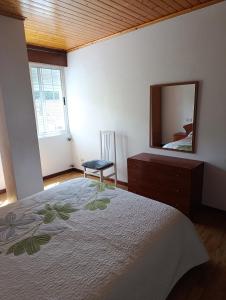 Ένα ή περισσότερα κρεβάτια σε δωμάτιο στο Ibu Beer&Grill