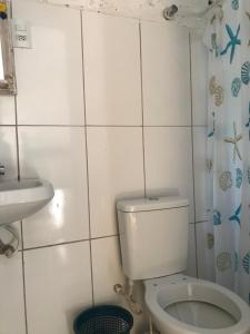 Koupelna v ubytování Sitio Loca do Pequi