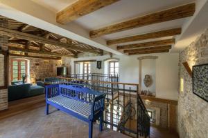 Posteľ alebo postele v izbe v ubytovaní Villa Salambati 9 in Salambati (Haus für 8-9 Personen)