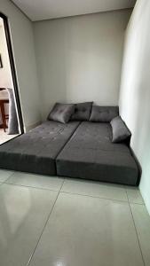 a bedroom with a bed in a room at Apt Alto da Serra Villas - Bananeiras in Bananeiras