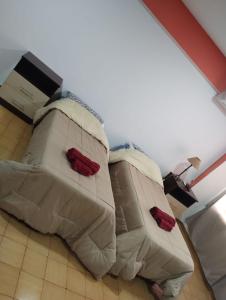 Postel nebo postele na pokoji v ubytování Departamento Bv Chacabuco by INMOVE Temporarios