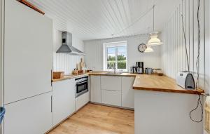 Kuchyň nebo kuchyňský kout v ubytování Cozy Home In Ulfborg With Kitchen