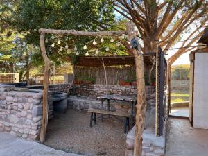 Patio nebo venkovní prostory v ubytování Hostal Piedrita de Rio