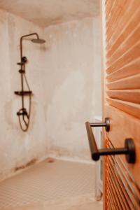 Koupelna v ubytování Mata e' Platano Guesthouse