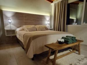 Postel nebo postele na pokoji v ubytování Chalet Alter Boss
