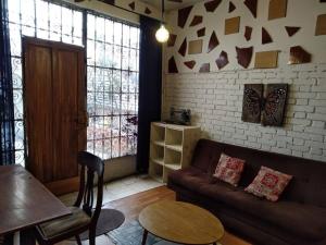 Posezení v ubytování Casa Viva apartaestudio terraza II