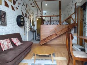 Posezení v ubytování Casa Viva apartaestudio terraza II
