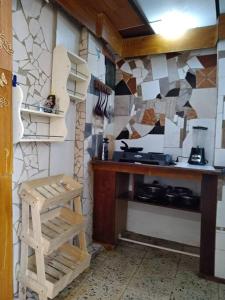 Kuchyň nebo kuchyňský kout v ubytování Casa Viva apartaestudio terraza II