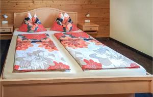 Katil atau katil-katil dalam bilik di Ferienwohnung In Wagrain