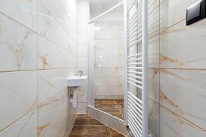 Kúpeľňa v ubytovaní Hostel na Šalamouně