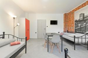 Posteľ alebo postele v izbe v ubytovaní Hostel na Šalamouně