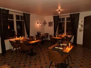 Restaurace v ubytování B&B Le Saut de la Bergère