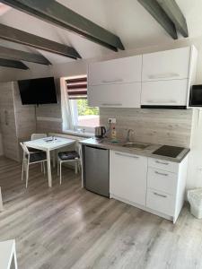 Kuchyňa alebo kuchynka v ubytovaní Apartmánový dom Stela
