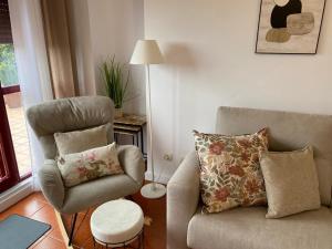 Posezení v ubytování Apartamento Aventuras