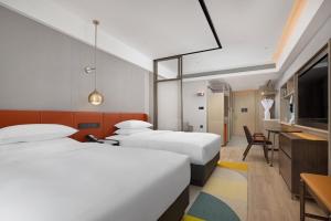Fotografia z galérie ubytovania Home2 Suite by Hilton Guiyang Nanming Jiaxiu v destinácii Guijang