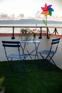 Balkón nebo terasa v ubytování B&B Fuori Squadro - In Centro con Terrazza Relax vista Mare
