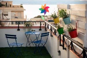Balkón nebo terasa v ubytování B&B Fuori Squadro - In Centro con Terrazza Relax vista Mare