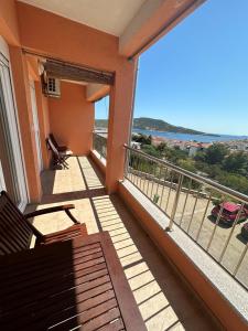 Balkón nebo terasa v ubytování Apartment Visum