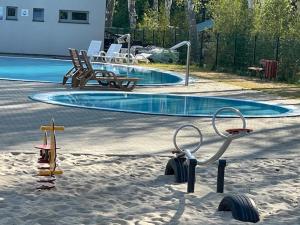 Πισίνα στο ή κοντά στο Apartament Silence z Tarasem Parterowy
